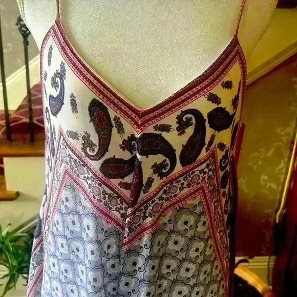 JOLT  sleeves scarf style sundress XL. Fully lined.  Paisley print. Exc cond - Picture 10 of 16